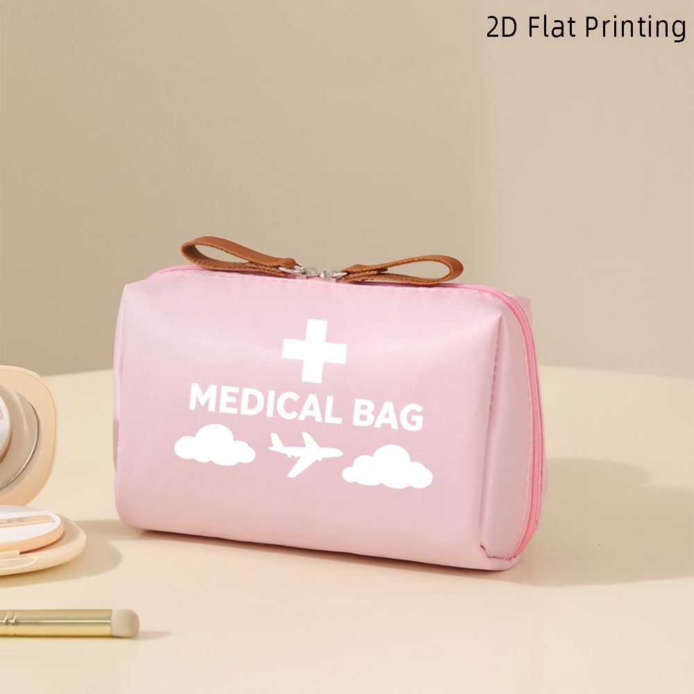 TEMU Borsa da vintage da organizer da viaggio - Beauty case a tema con design a croce - Beauty case con scomparti multipli per viaggi, ospedali