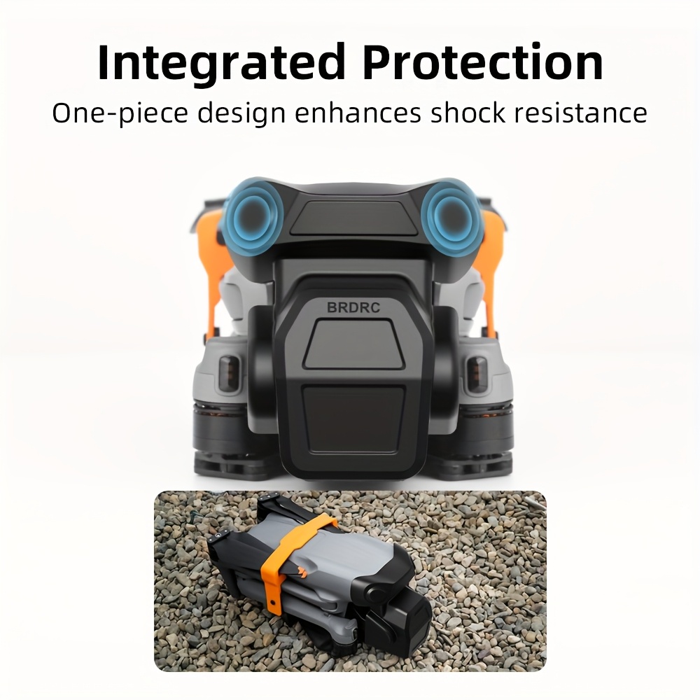 dji air 3s lens cap cover anti scratch dustproof gimbal protector with secure   closure black polycarbonate material compatible with dji air 3s   accessories lens safety cover   durable construction details 4