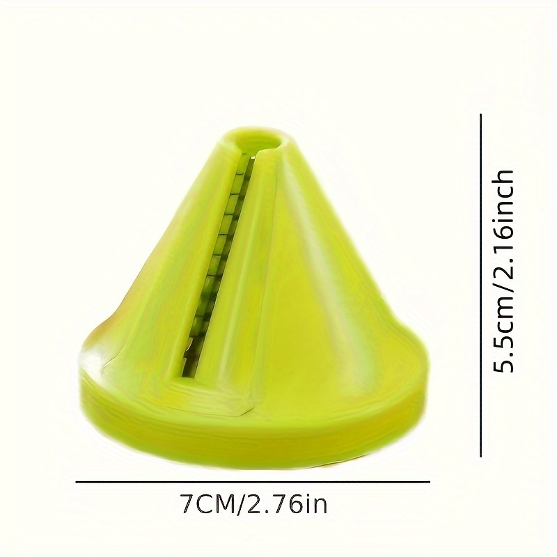 1pc Vegetable Slicer - Heavy-Duty Plastic Construction, Efficient Cone Design for Carrots, Cucumbers, Potatoes, beet - Quick Prep Time, Uniform Slices & Shreds - Compact Kitchen Gadget for Home & - Easy to Clean & Space-Saving Storage, Carrot Shredding, Coneshaped Slicer, Easyclean Material, Food Preparation, Ergonomic Handle, Sturdy Construction, Fruit Peeler, Cooking Enthusiasts