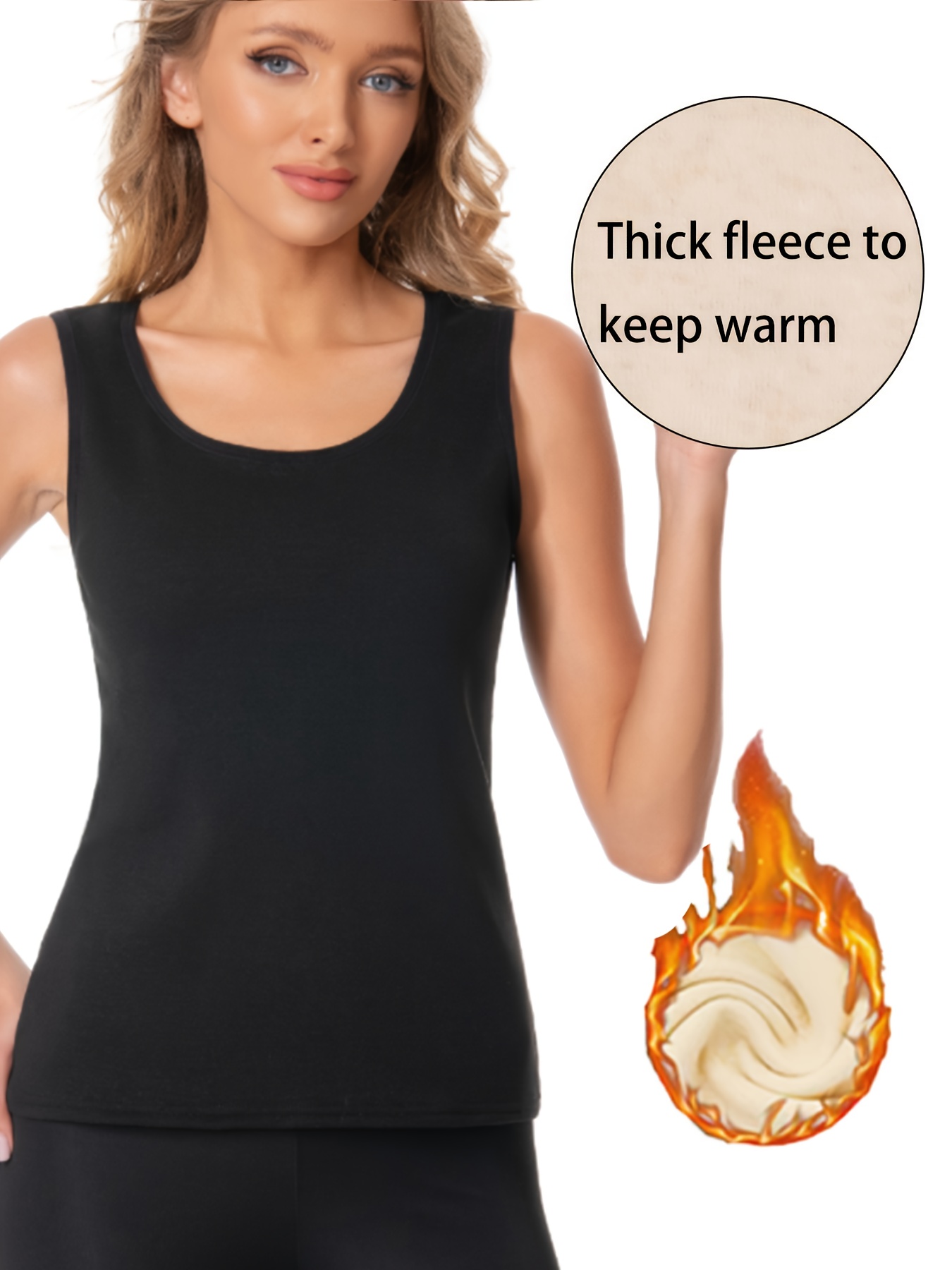 1pc warm vest comfortable vest for indoor and outdoor wear base layer vest nylon apricot black white 3 colors  