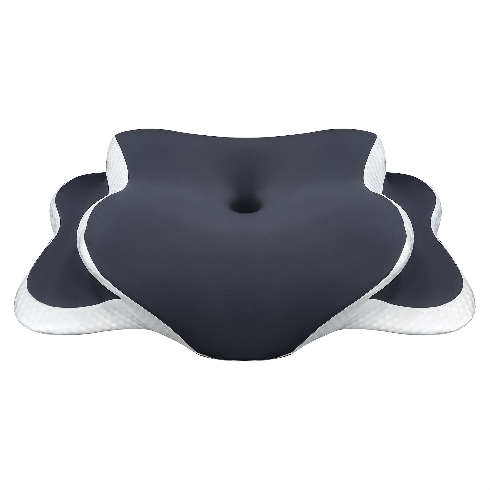 Image of Cervical Neck Pillow For Side Sleepers, Memory Foam Pillow For Neck And Shoulder, Ergonomic For Back Sleepers, , Slumber, Contoured Bed Pillow