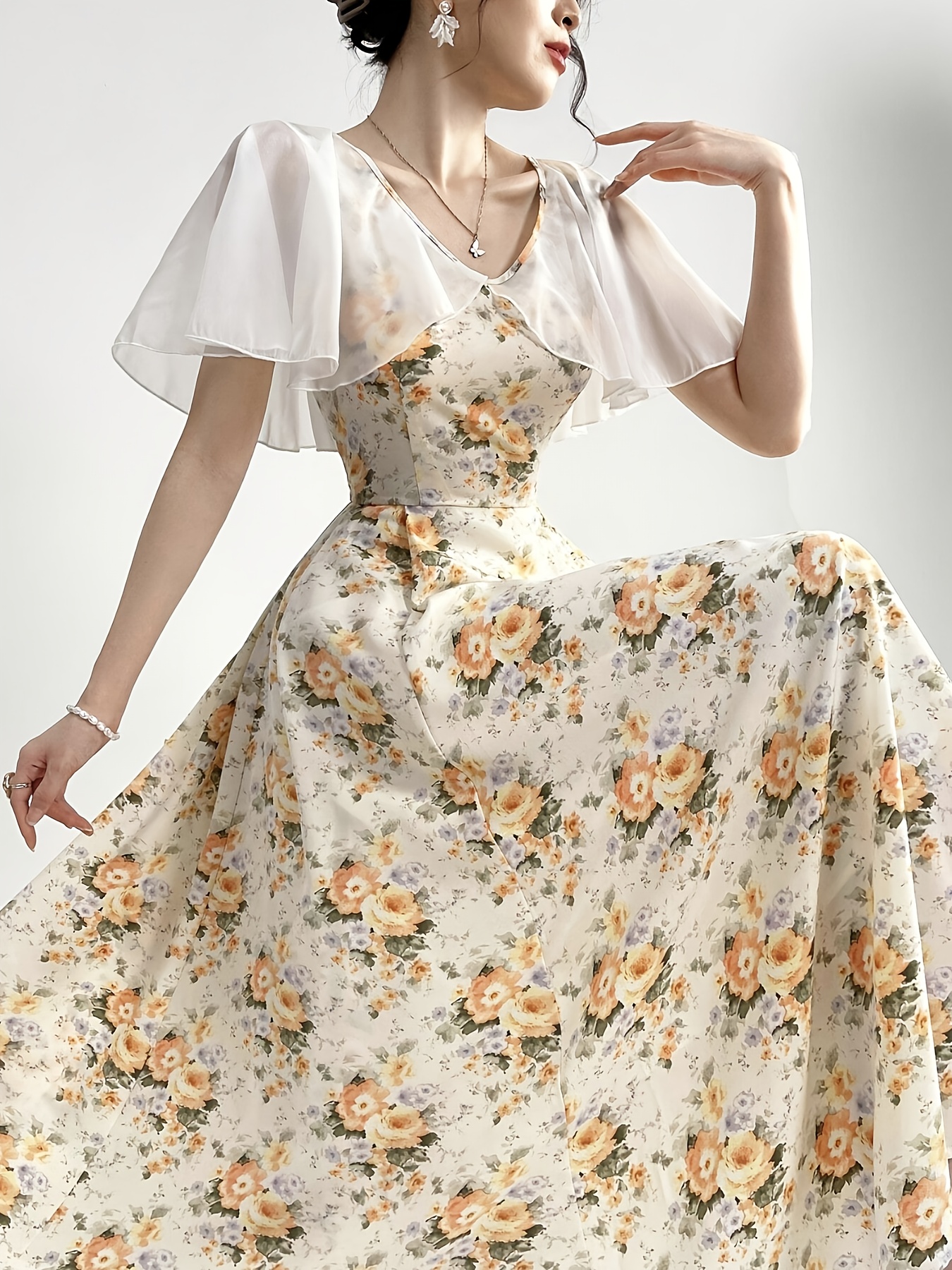 modest womens dresses sold on Temu United States