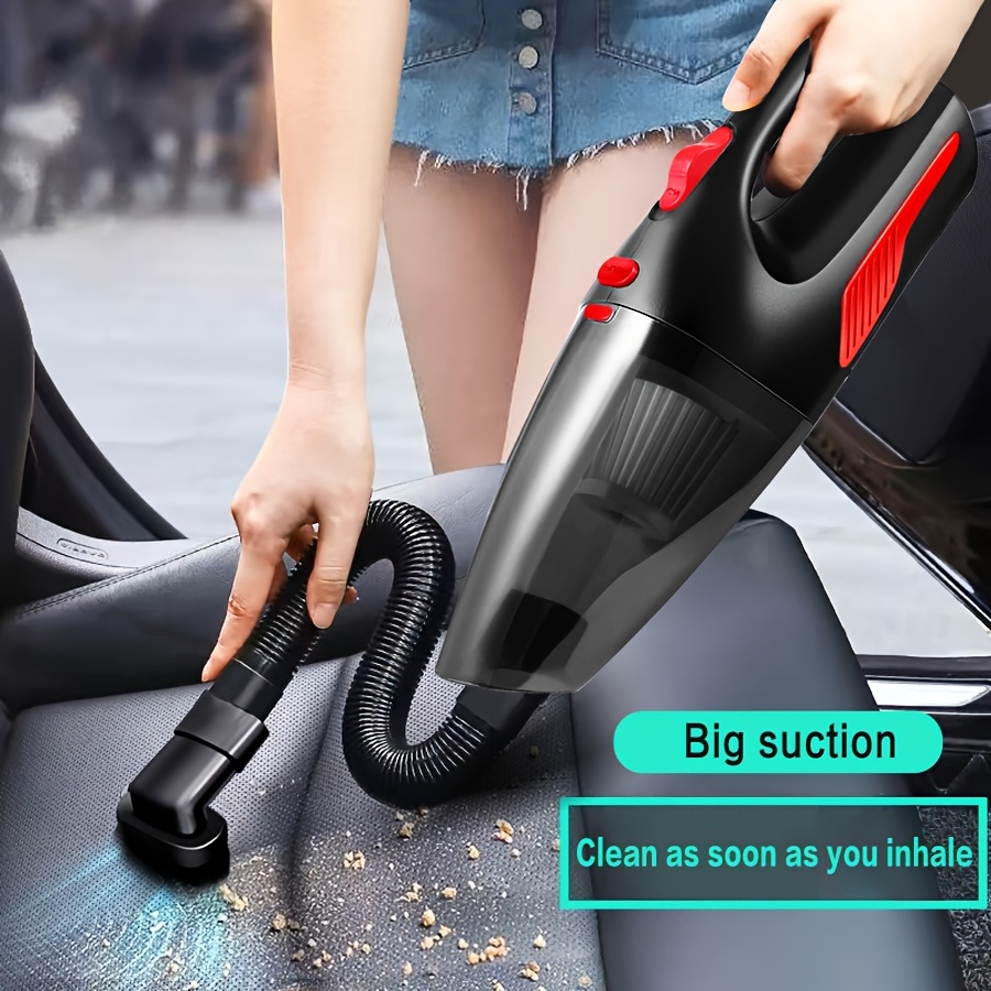 

Dual-use Car And Home Handheld Vacuum Cleaner, Wireless With Usb Charging, Mini Portable Design, 200w Max Suction, Rechargeable Lithium Battery