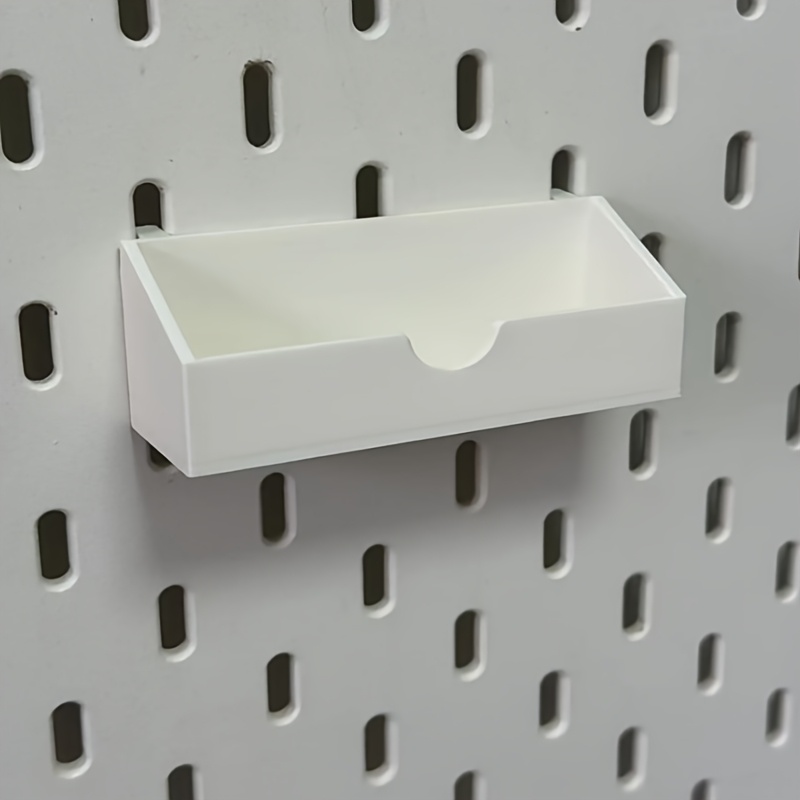 E-shop 3D-gedruckte Stecktafel-Kartenaufbewahrungsbox & Organizer – Wandmontierter Kartenhalter mit Stecktafel-System, multifunktionales