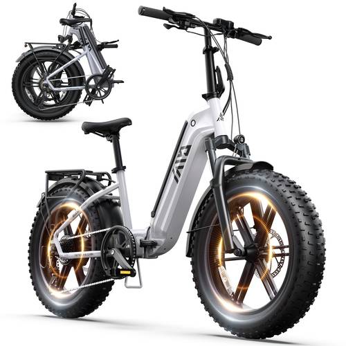 tst folding electric bike for adults 749w motor ebike with 48v 15ah removable battery 25 mph electric bicycle 20 tire all terrain e bike