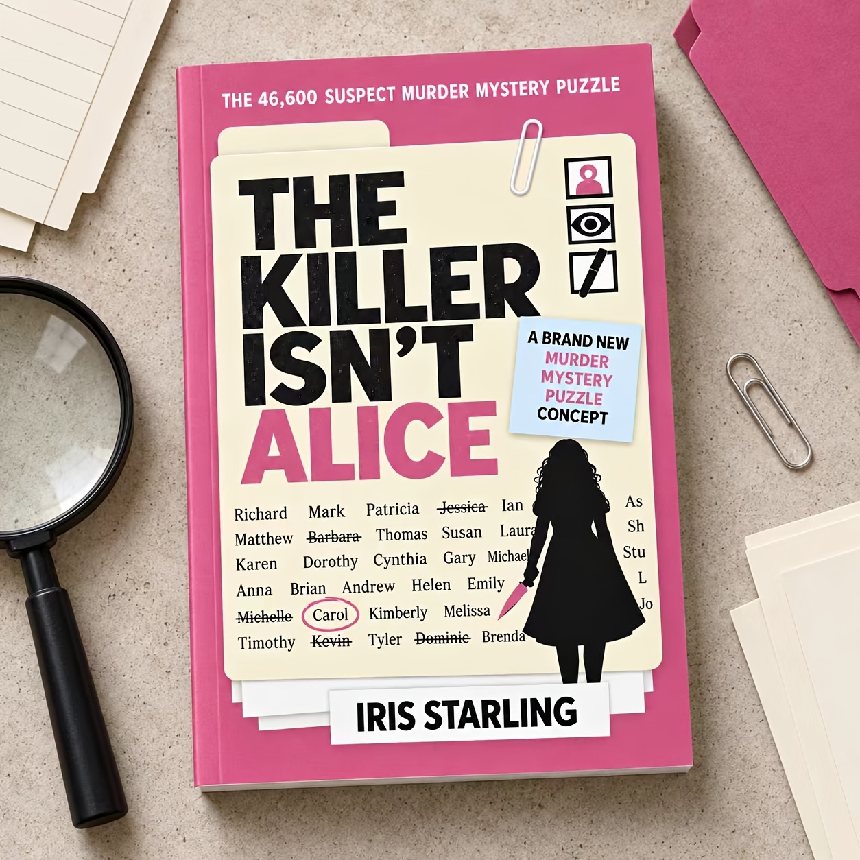 TEMU Style Thriller Workbook: Adult Detective Puzzle Book, Suitable For Gaming And , Challenge, Compact And Portable Case File Manual, Ideal For