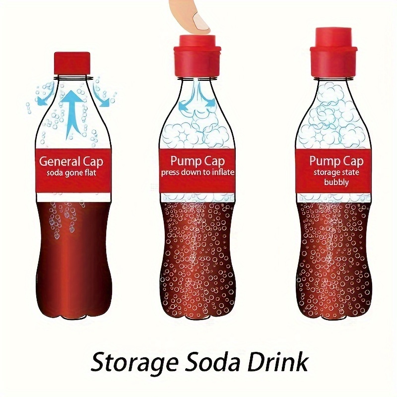 1pc Soda Cap, Carbonated Beverage Bottle Cap, Silicone Soda Cap, Reusable Soda Cap