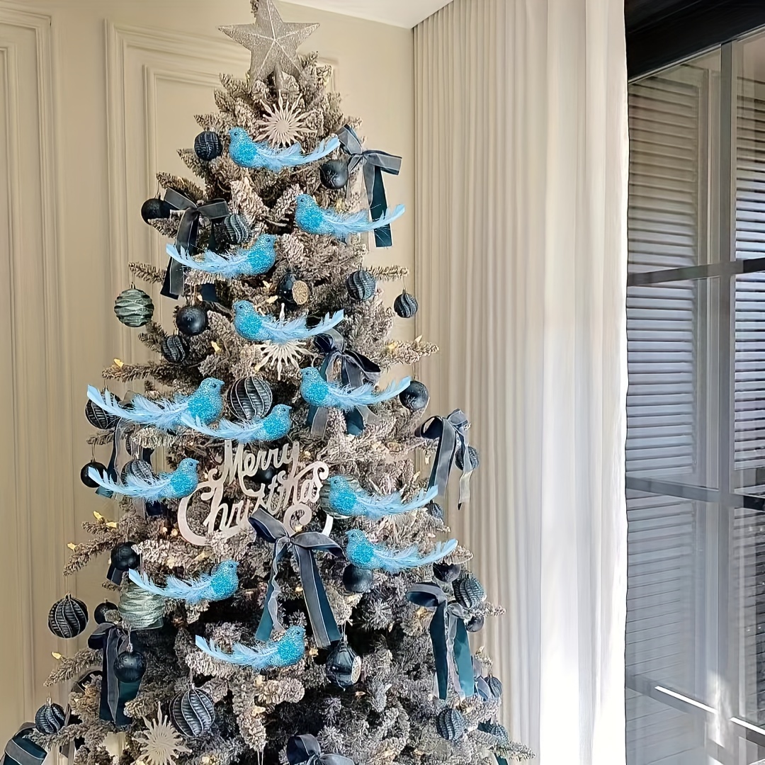 

2/6/12pcs Christmas Ornaments, , For Christmas Tree, , & Decor, Foam , No Needed,