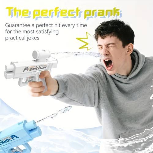 pistola de agua bromista con reversible, juguete divertido para fiestas y trucos