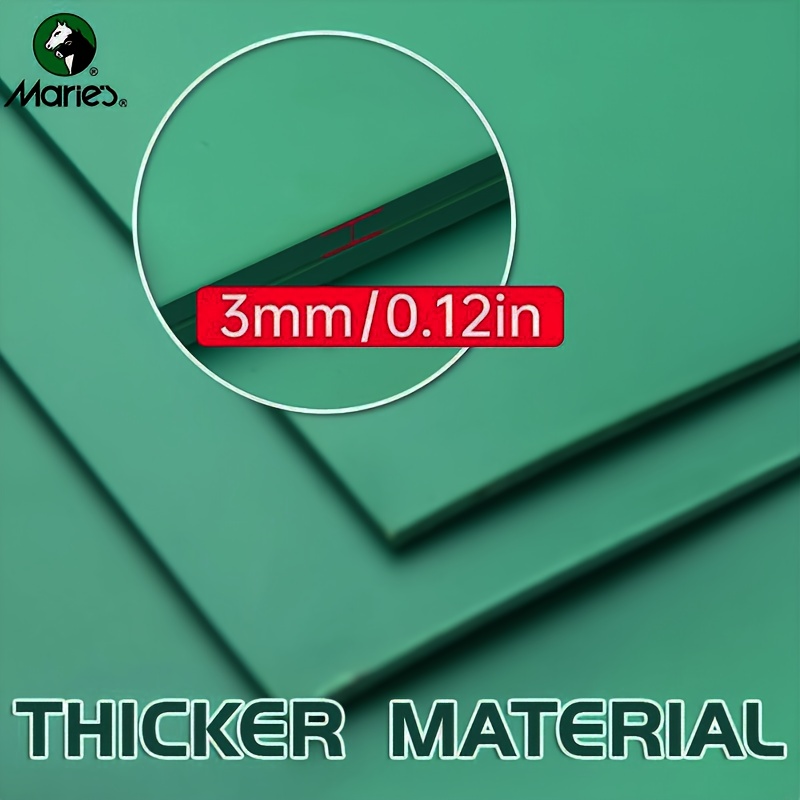 2pcs Soft Linoleum Carving Blocks for Printmaking and Engraving