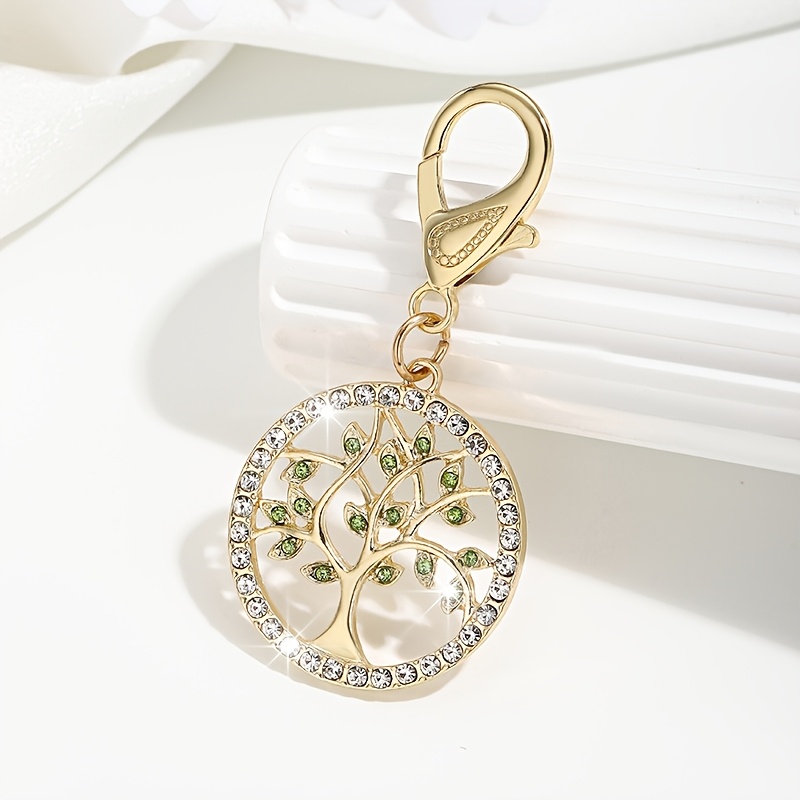 TEMU 1pc de porte-clés, sac ou pendentif créatif et d'arbre de vie, ajouts polyvalents et magnifiques, , européens et américains, adaptés à la