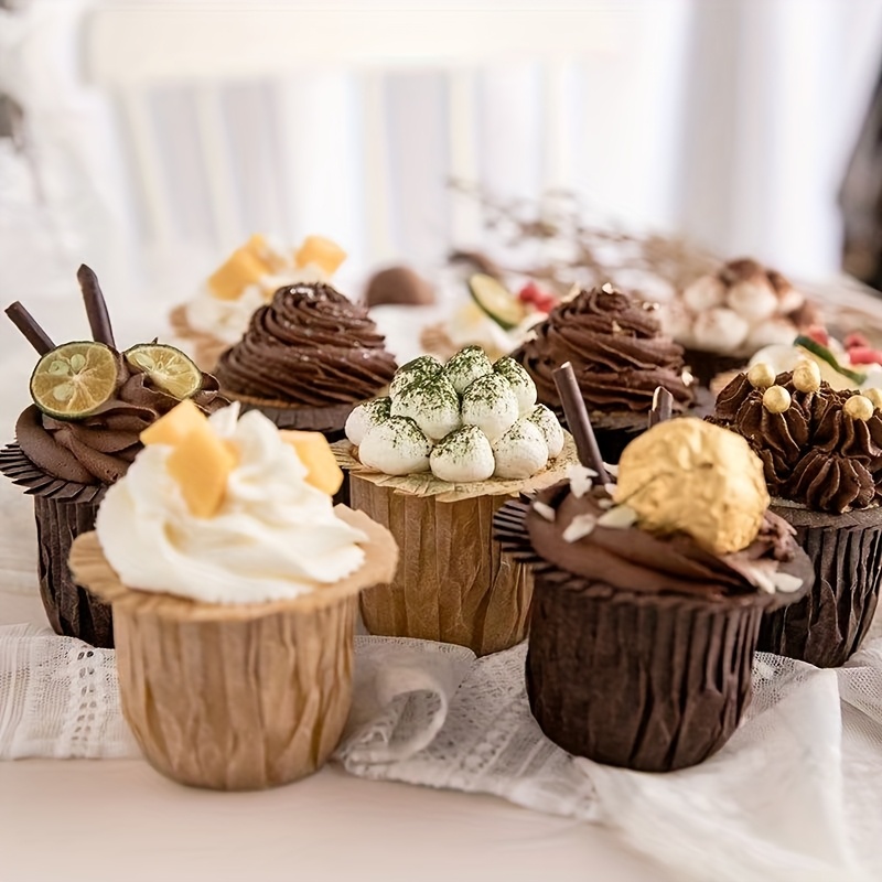 disposable cupcake liners rolled edges air fryer safe oven Temu