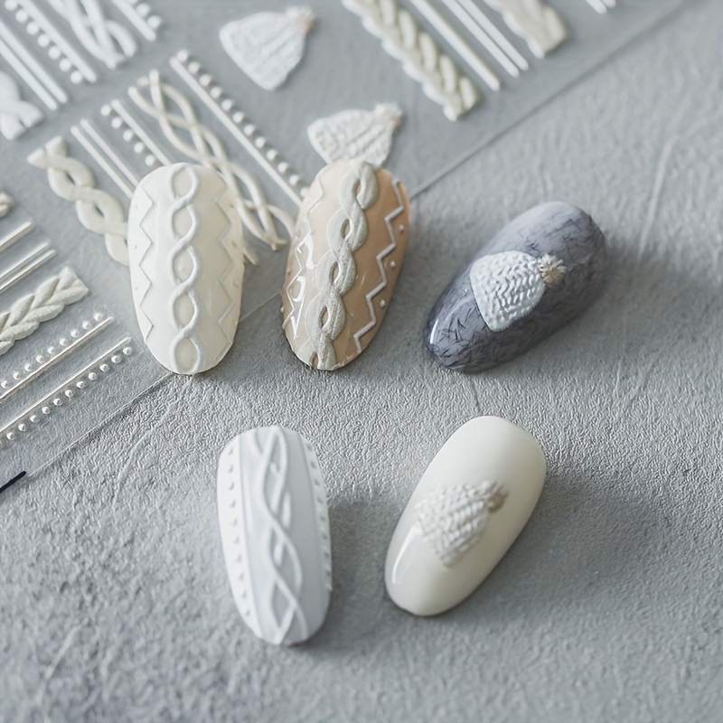 

5d Embossed & Art - -adhesive Pattern Decals For Diy , , Pvc , -free - For Women And