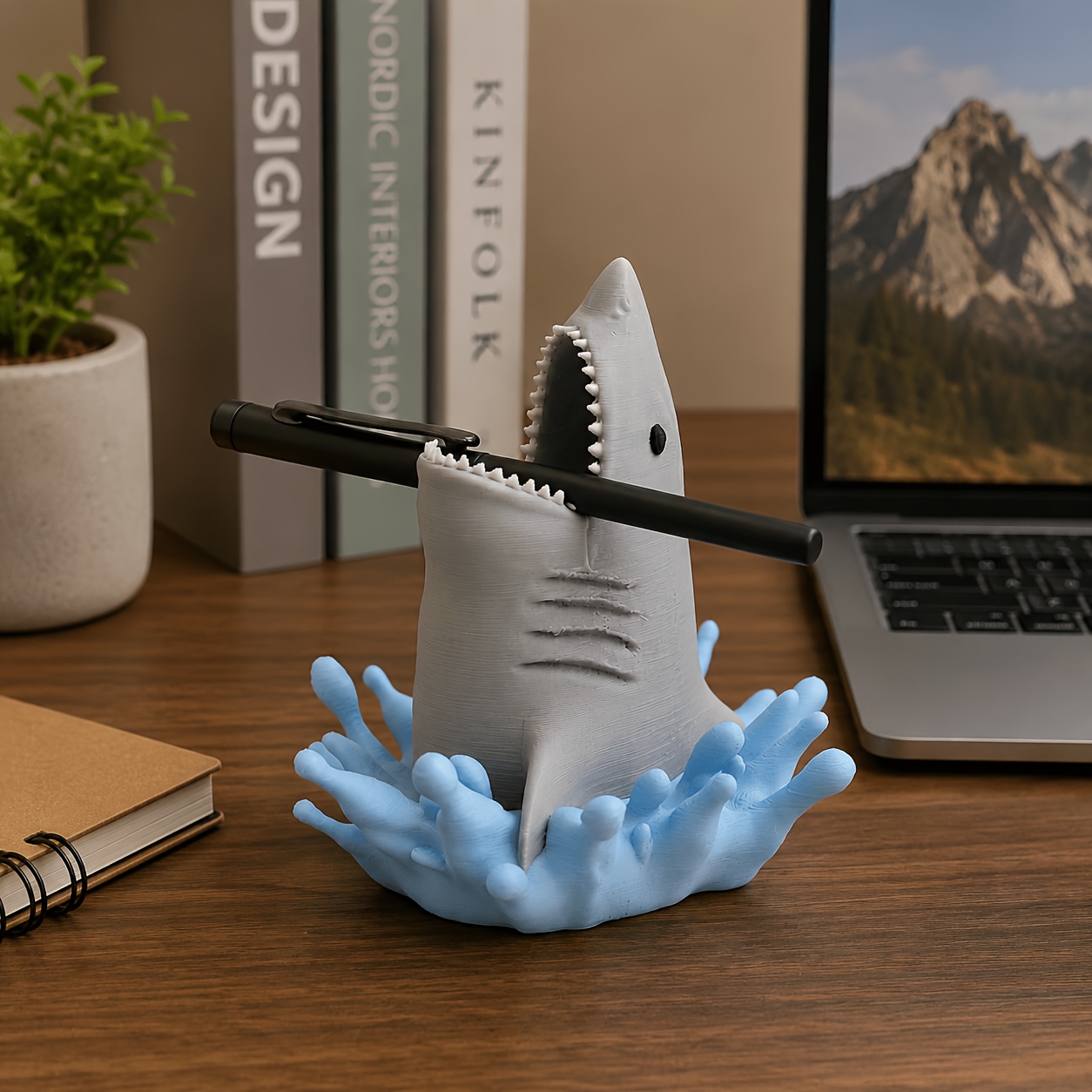 TEMU 【創造的な3Dプリント】ミニ 型 ペンホルダー オーナメント、多目的ユニバーサル デスクトップ | 収納ボックス、つまようじ、綿棒、文房具、ホームオフィスシェルフの装飾に最適、学生やオフィスワーカーへのなギフト
