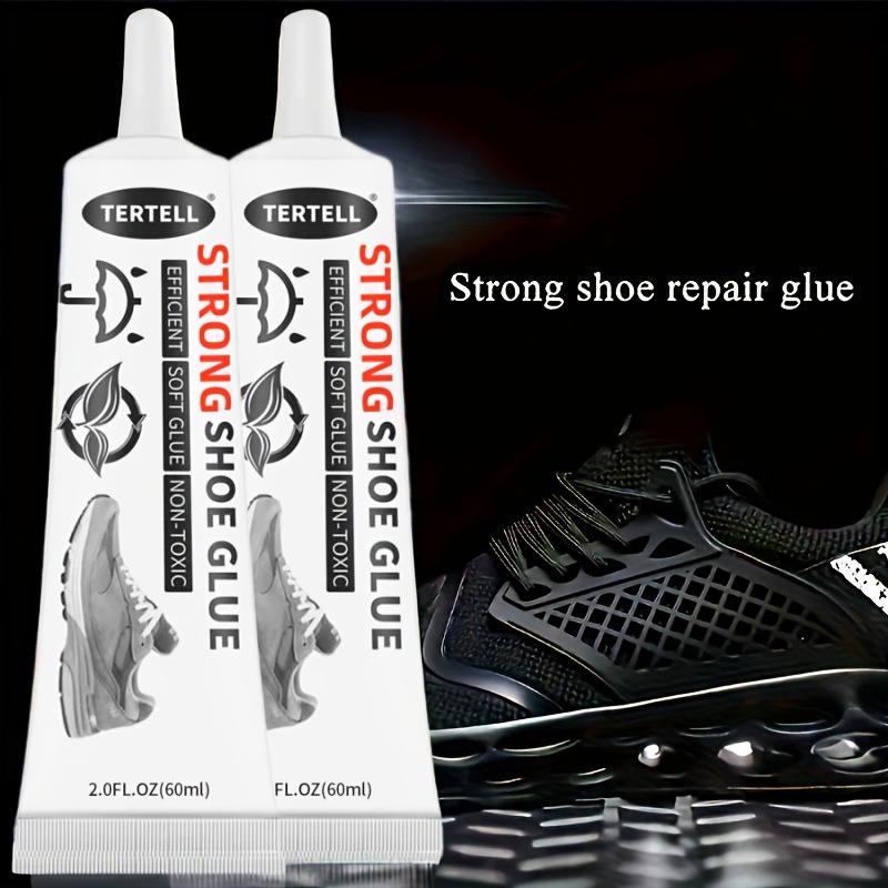 TEMU Strong Shoe Repair Glue: Efficient Soft Glue Non-toxic - Perfect For Leather, Sneakers, And Athletic Shoes