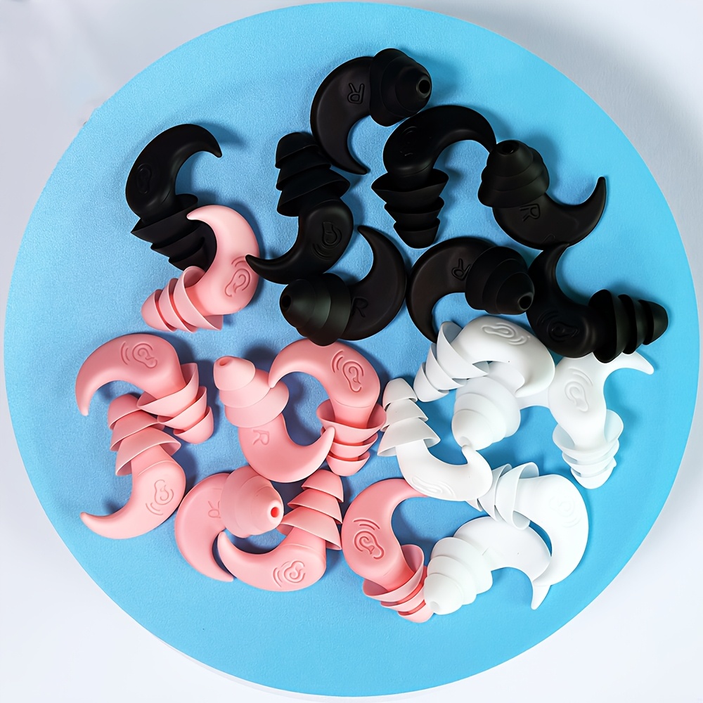 Soft Silicone Earplugs for Swimming and Travel