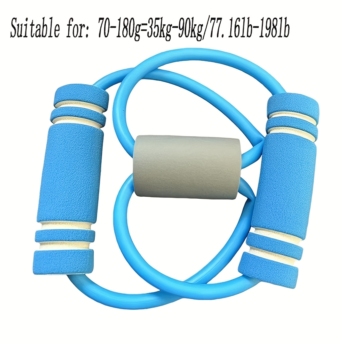 8-Character Resistance Band Puller for Yoga Training
