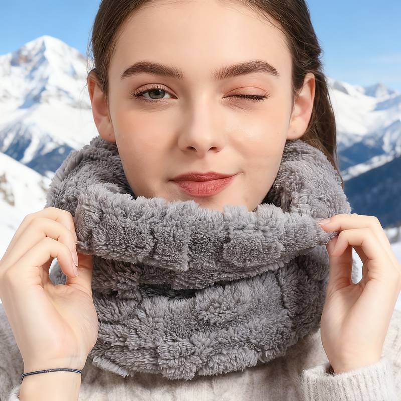 Cache-cou Coupe-vent Homme Femme - Couleur Unie, Confortable, Pour L'automne Et L'hiver