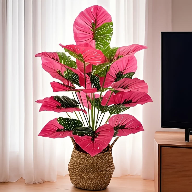 

Lifelike Artificial Potted Plant, Decorative Tree, Plastic Greenery For Home, Office, Hotel, Garden - Ideal For Recovery Wishes, Christmas, Easter, Hanukkah, Day, Valentine's Day (pot Not Included)