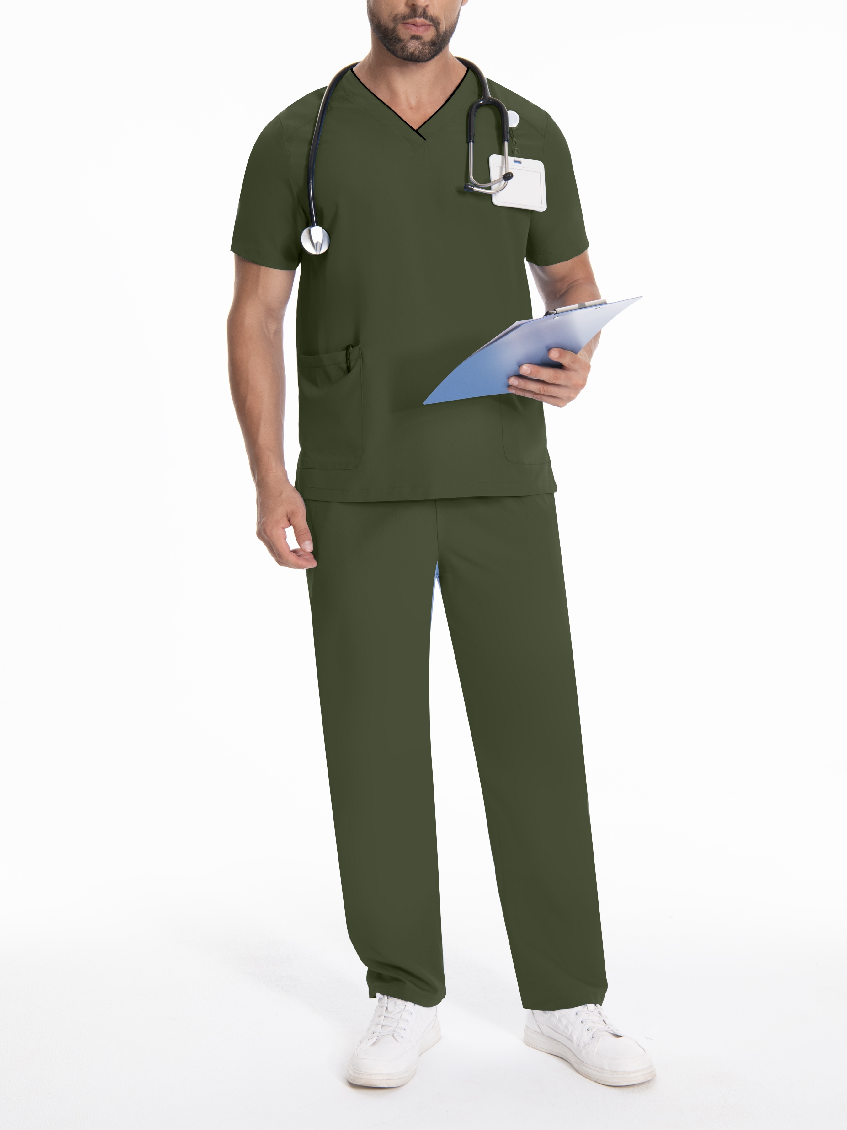 set di uniformi a maniche corte da casacca da lavoro in