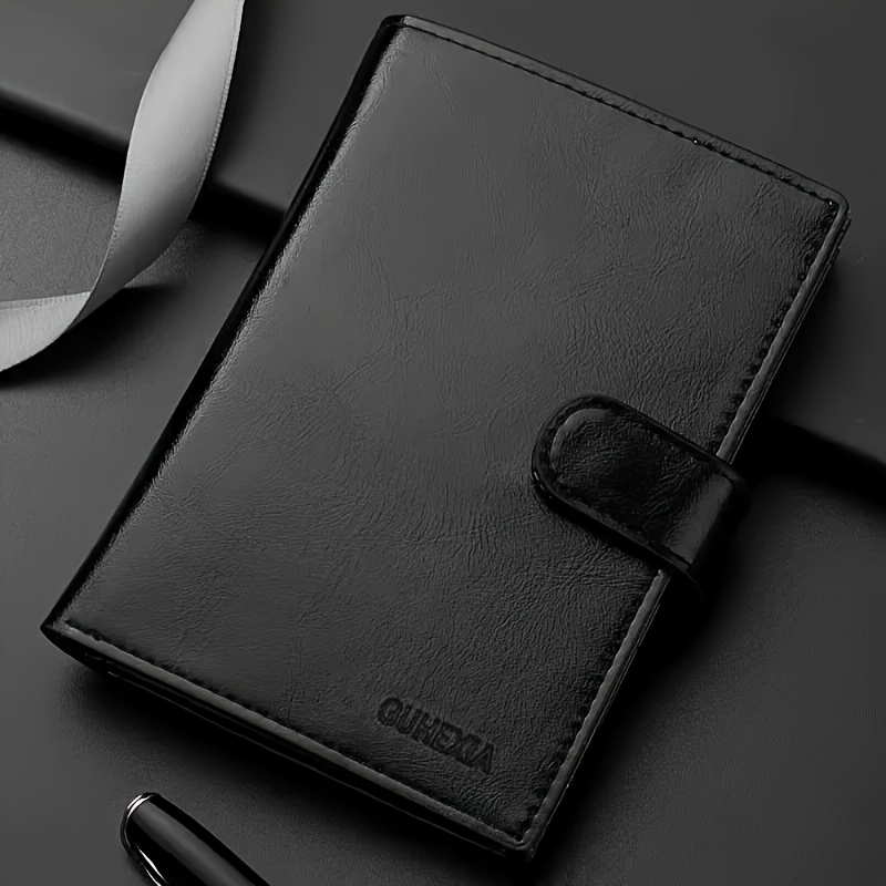 TEMU Portefeuille Long Grande Porte-Passeport Multi Fentes Cartes Trous Argent Pièce de Monnaie Pochette de Voyage