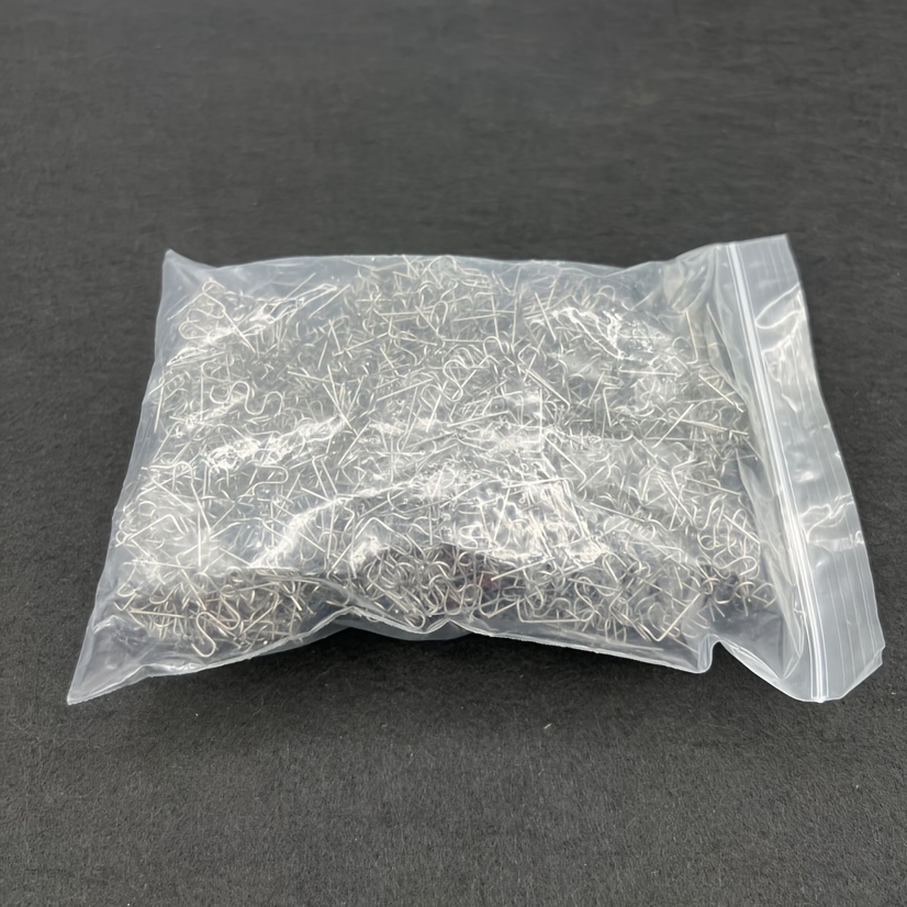 TEMU 1000pcs Auto Plastic Repair Welding Nails Car Bumper Repair Welded Stud Precut Wave Nails Machine Welding Hot Stapler