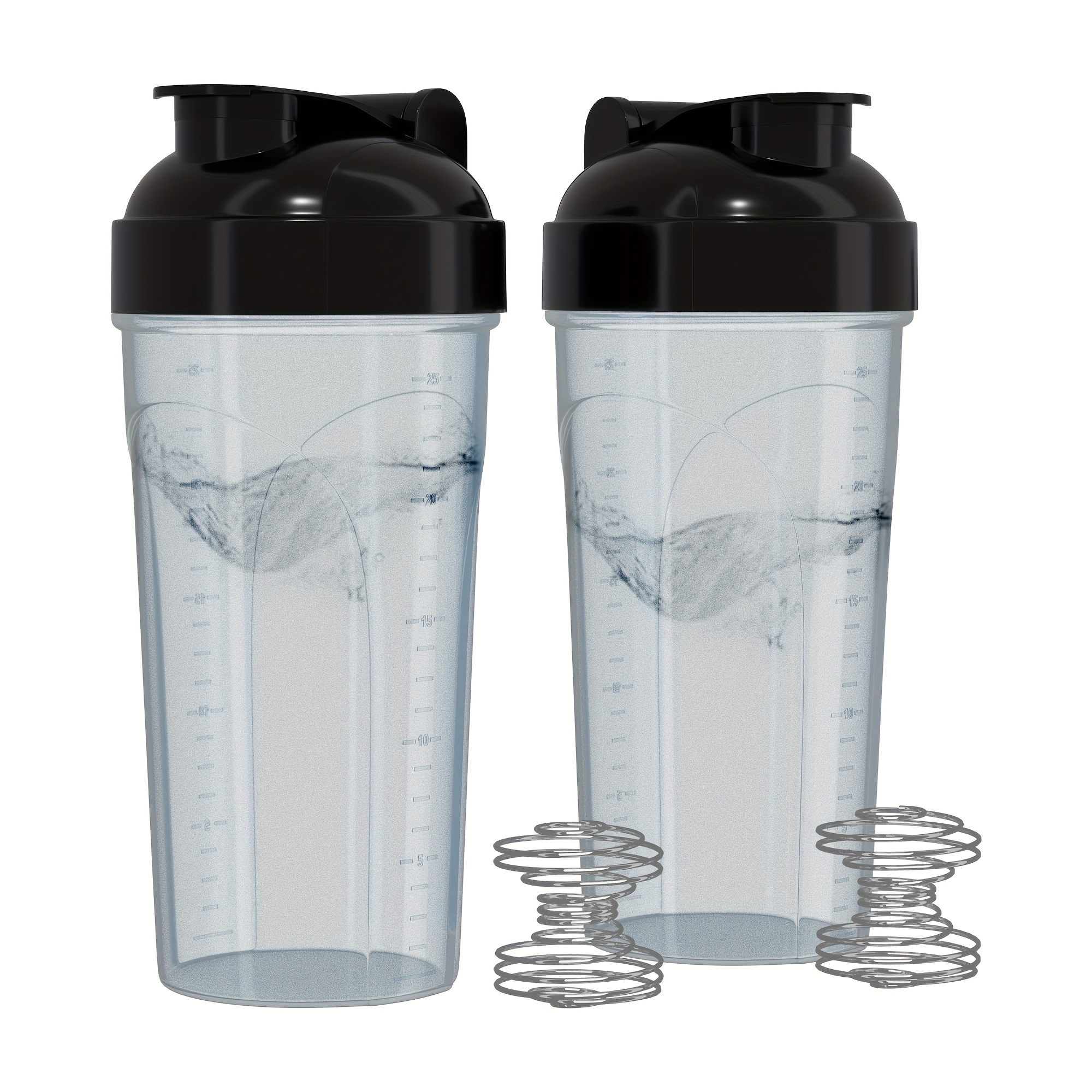 TEMU Shaker Cup | Bpa-free, Leak-proof With Whisk Ball, Perfect For Gym, Fitness, Outdoor Sports, Smoothies, Dishwasher Safe, Travel Essential