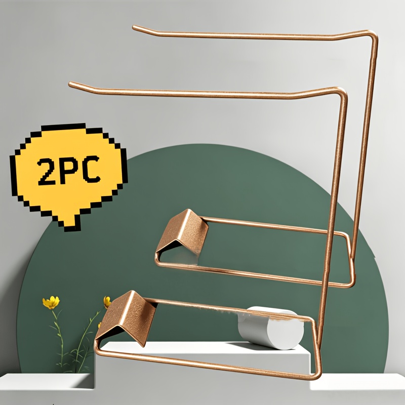 TEMU 2pcs/3pcs, Jewelry Display Rack, Jewelry Store Lipstick Holder, Keychain Pendant Holder, Necklace Holder, Storage Tool For Stores And Homes