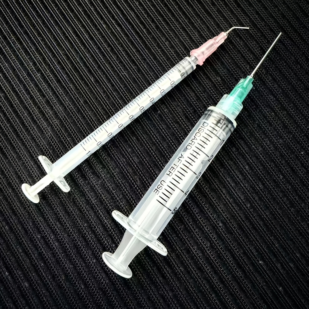 Image of 2/5pcs Laboratory Set With Blunt Needles, Sizes (1ml, 3ml, 5ml, 10ml, 20ml), Plastic, For , Measuring, Scientific , Plant Watering
