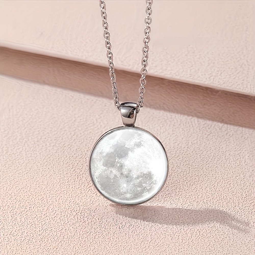 4pc Textured White Circular Jewelry Set