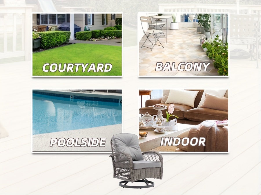 Outdoor Swivel Rocker Patio Chairs Rocking Patio Temu