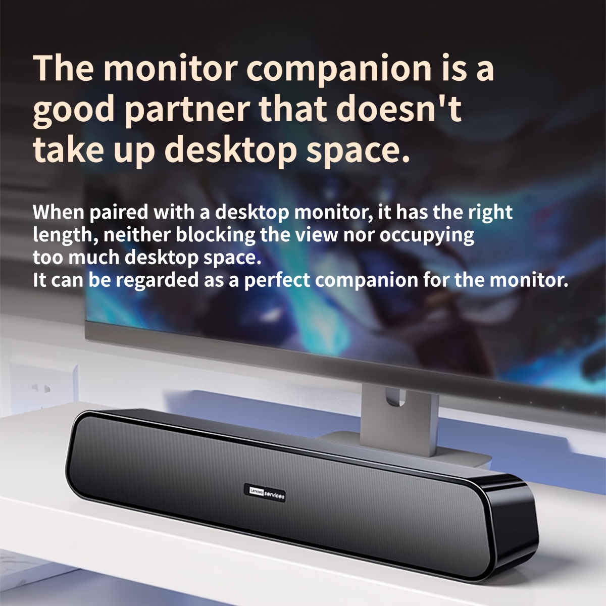 For Lenovo USB-Powered Stereo Speakers for Desktop & Laptop - Deep Bass Boost, Quiet Operation, Durable Design with Surround Sound Output for Gaming, Movies, Music, Computer Accessories, Gaming Audio Gear, Modern Audio Setup, Subwoofer Boost