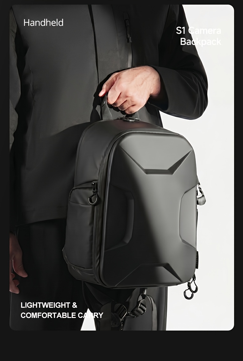   per fotocamera rigido multifunzionale,     da viaggio e campeggio per attività allaperto, borsa portaoggetti quotidiana per fotocamera dslr per   nikon sony   dslr   tele  videocamera | borsa per fotocamera con custodia    -s1 Dettagli dell'articolo 2