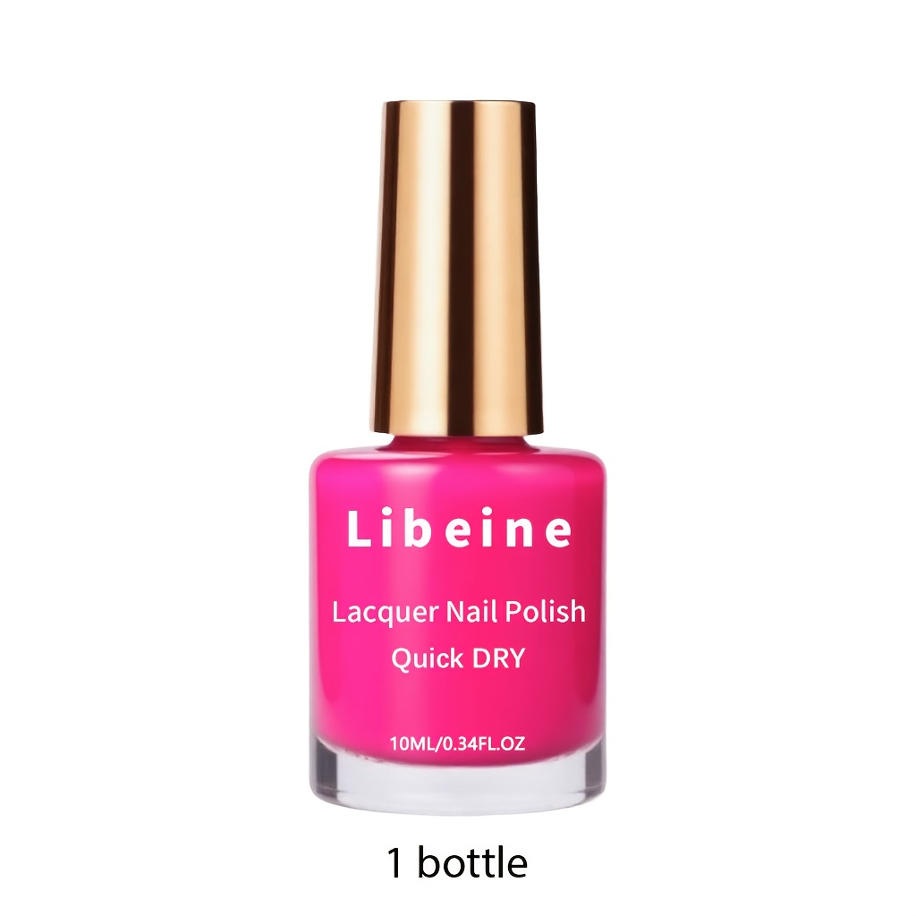 Image of Libeine Magenta Nail Polish, Quick-dry Formula, Natural Gloss, Salon-style Nail Art, No Baking Required, For Adults, Essential For Nail Enthusiasts