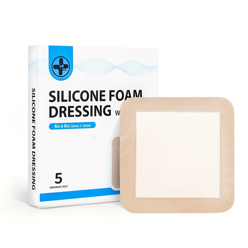 [5pcs Waterproof Patches] 5pcs/10pcs High Absorbent Waterproof Patches Bandages | Self-adhesive Tape Bandage Pad