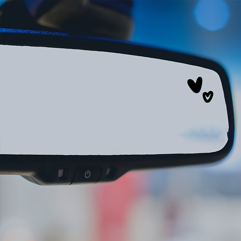 2pcs/sheet Small Hearts Decal | Cute Decal | Aesthetic Heart Sticker | Hearts Decal | Hearts | Rearview Mirror Decal | Car Mirror Decal