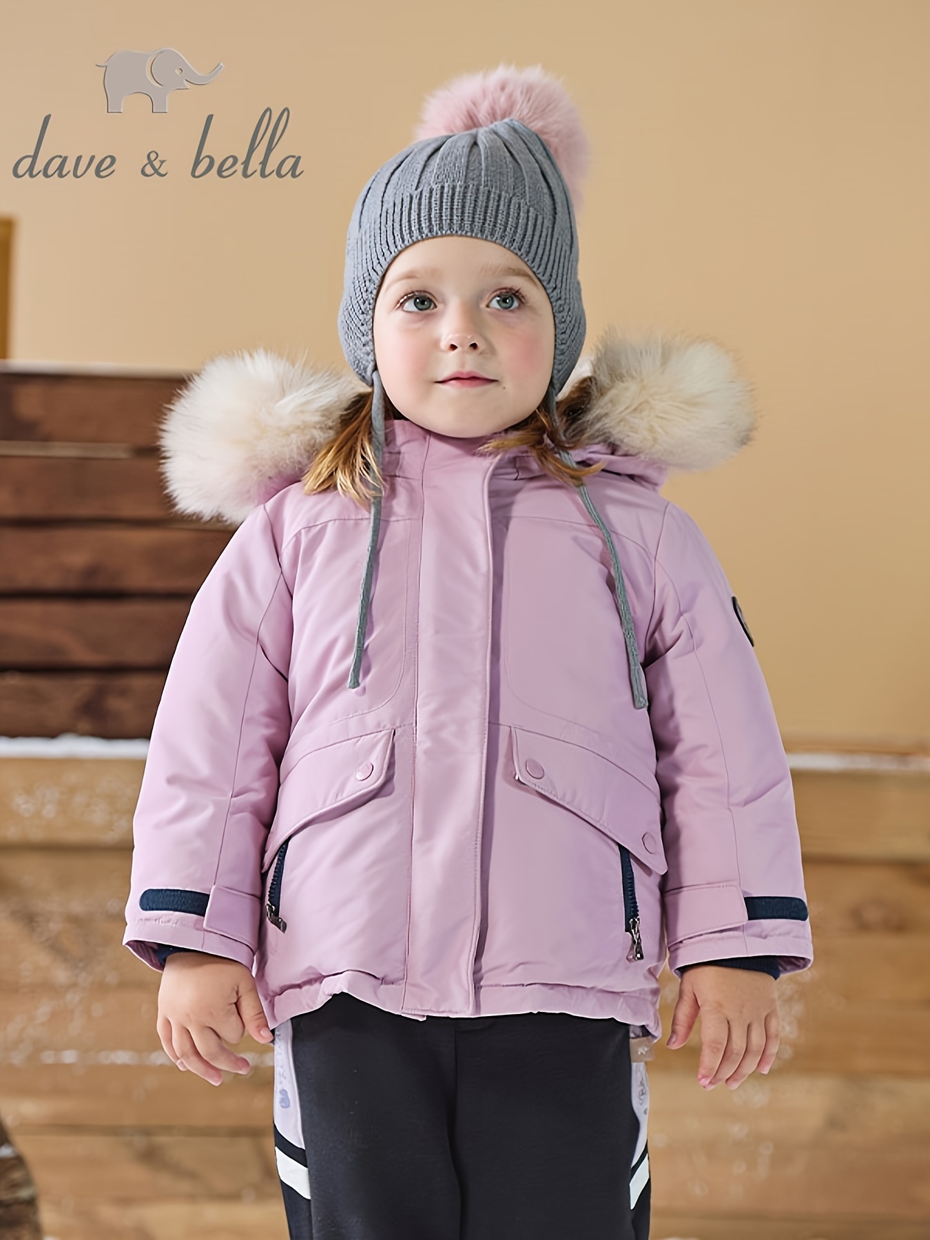 Winter Clothes Soft Winter Jackets DAVE&BELLA Down Jacket Hooded