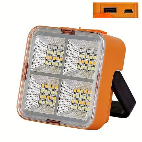 solar rechargeable multifunctional searchlightoutdoor portable led light handleportableemergency light suitable for camping