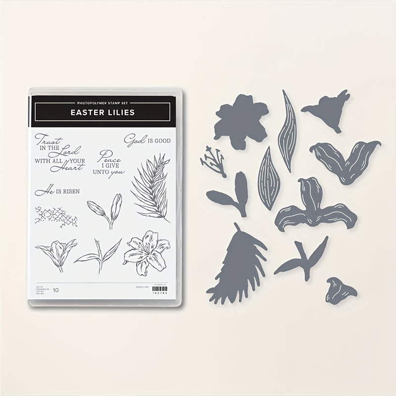 Magical Meadow 2024 Clear Stamps And Metal Cutting Die New - Temu