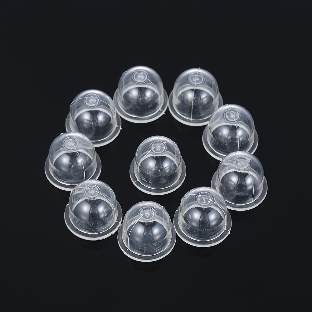 

10pcs Carburetor Primer Bulbs For & Brushcutters - Pvc, Fits Multiple Models