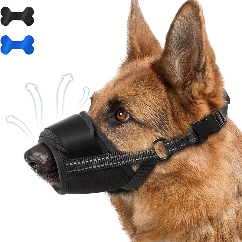 Adjustable Dog Muzzles, Designed to Prevent Biting, Barking, And Chewing, Made of Soft Mesh Material. These Breathable Muzzles Are Suitable for Small, Medium, And Large Dogs, Allowing Them to Drink Water.