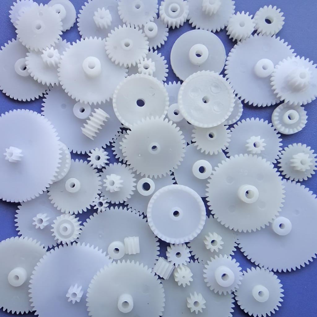 58pcs Plastic Gears Module 0.5 For Motor Model Toys