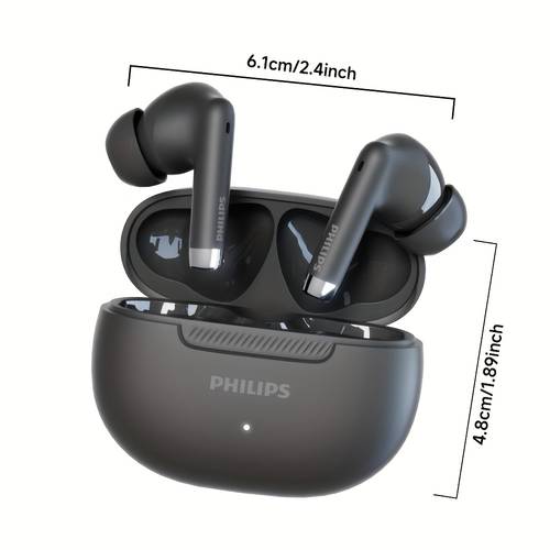 cuffie wireless , 5.4, cuffie in-ear con microfoni a cancellazione del rumore, auricolari, operazione touch, adatte per laptop, tablet e telefoni cellulari, e come regalo di natale