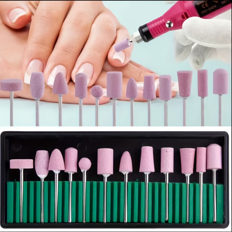 

Professional Nail Drill Bits Set - Odorless, For Foot & Hand Care - Includes Abrasive Grinding Heads For Precision Polishing Nail Tech Supplies Nail Accessories