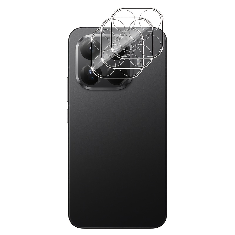 Image of 3pcs For Xiaomi 15t/ 15t Pro 5g Clear Scratch Resistant Full Coverage 9h Hardness Tempered Glass Camera Lens Protector, Strong Adsorption