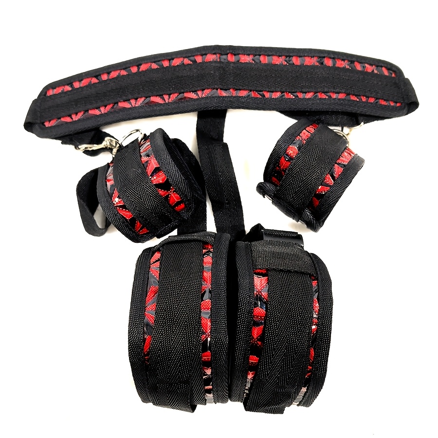Fashionable Plus-Size Nylon Suspender with Dark Red Geometric Diamond Patterns, Soft, Comfortable, Durable, And Suitable for Various Occasions, Resistant to Damage, Unique Scene Suspender