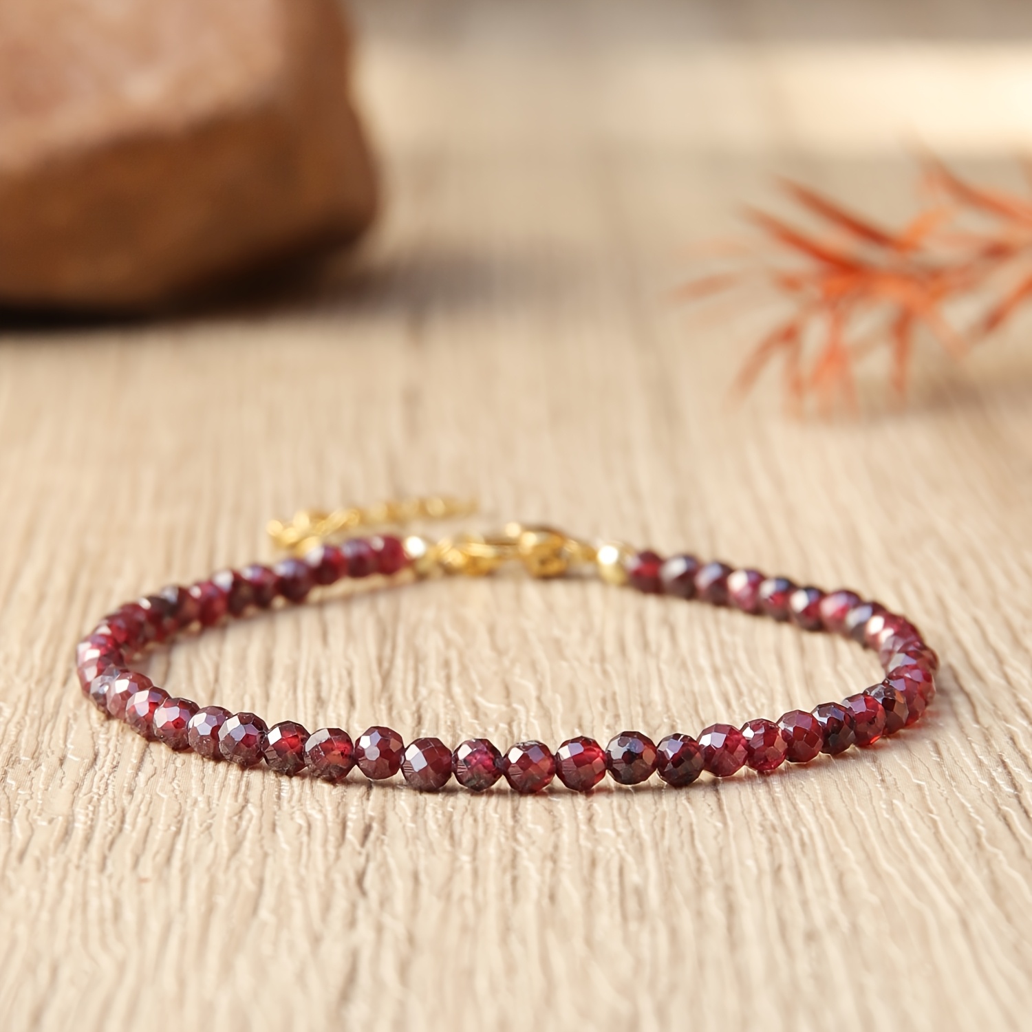 TEMU Bracciale in sfaccettato da 3 mm �� Unisex, minimalista e chic, un per l'inverno con calore duraturo, per l'uso e come regalo per le feste