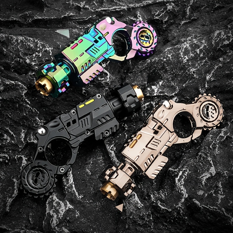 cossify brand   26pcs set alloy stress relief toys adult gun stress relieving   cool stress relief ring enhances focus ideal for office gaming travel   for adult gifts holiday gifts mens gifts Product details 4