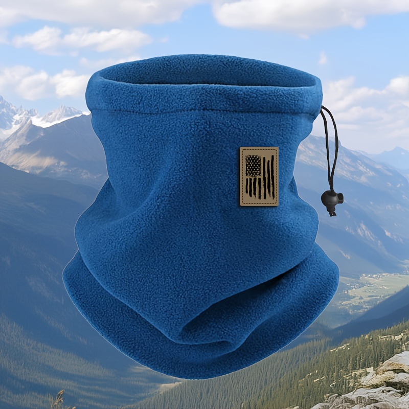 

Polyester Knit Neck Gaiter Winter Unisex Casual Fleece Neck Warmer Outdoor Sports Wear Cycling