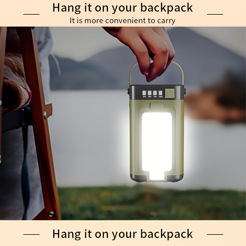 Campinglampa detalj